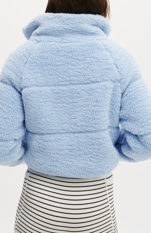 COTTON ON BODY ACTIVE THE MOTHER PUFFER CROPPED SOFT FLEECE JACKET