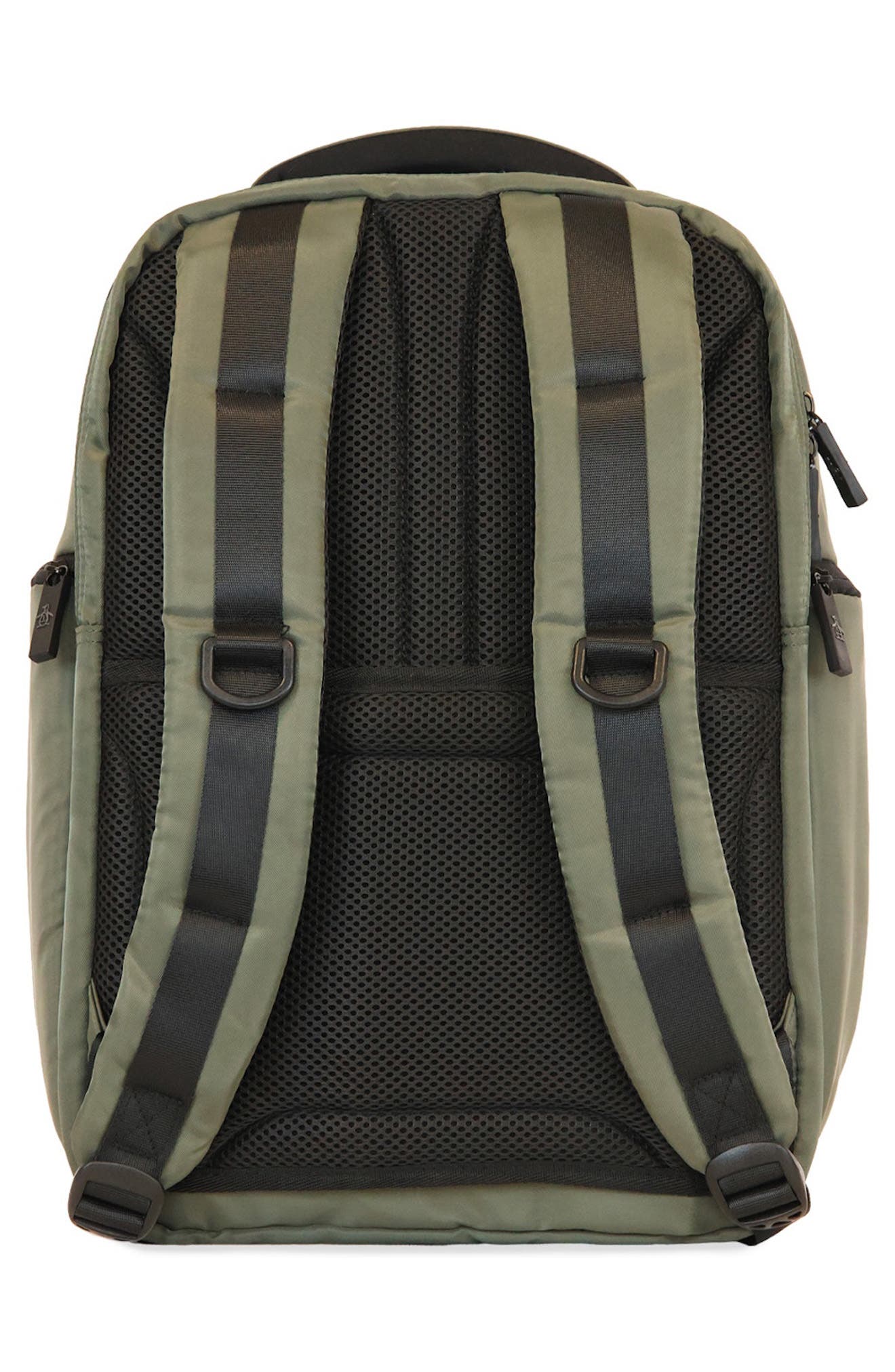 Original Penguin Zip Nylon Backpack, Alternate, color, Beetle