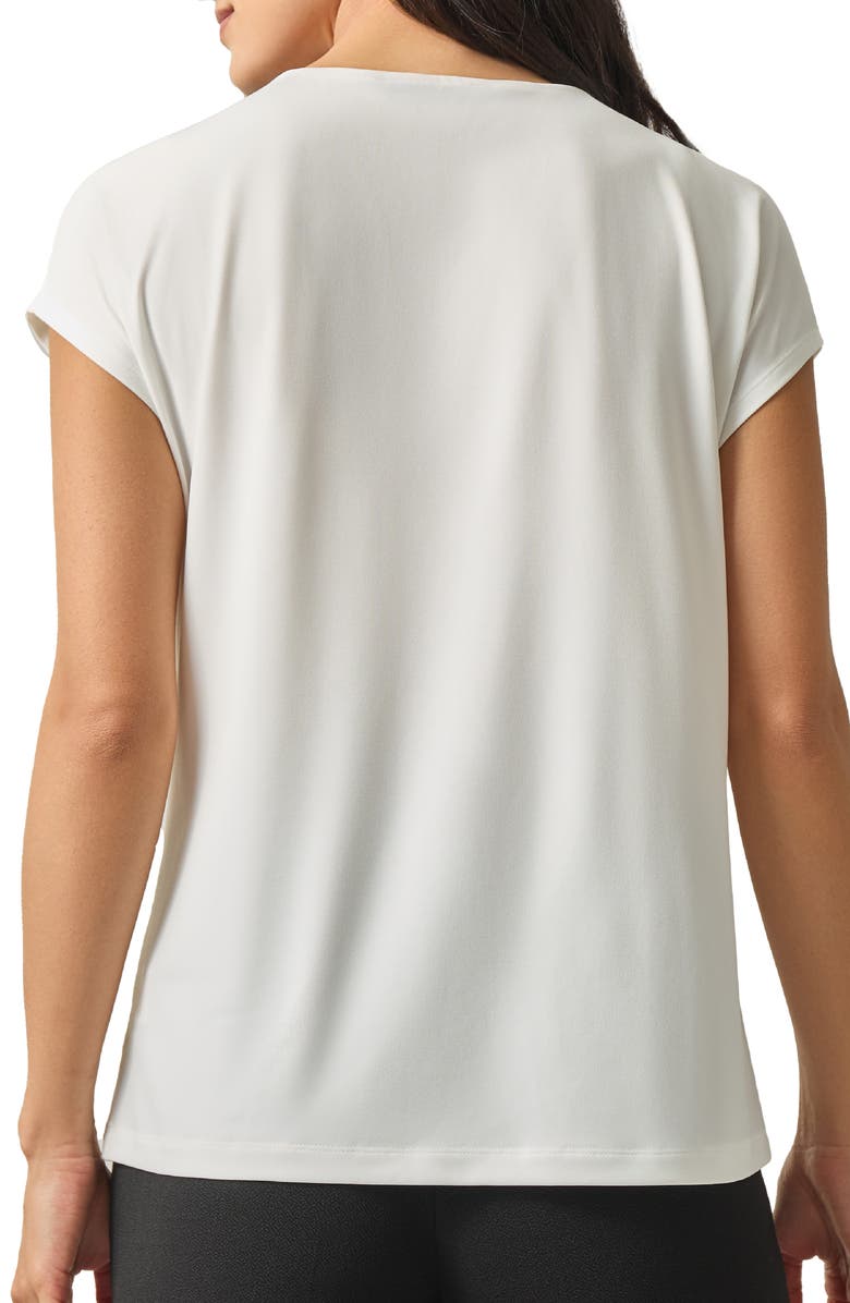 KASPER Floral O-Ring Cutout Top, Alternate, color,