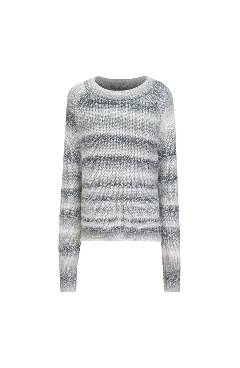Spades Full Needle Multi Stripe Knit Sweater, Main, color, Black/Dark Denim