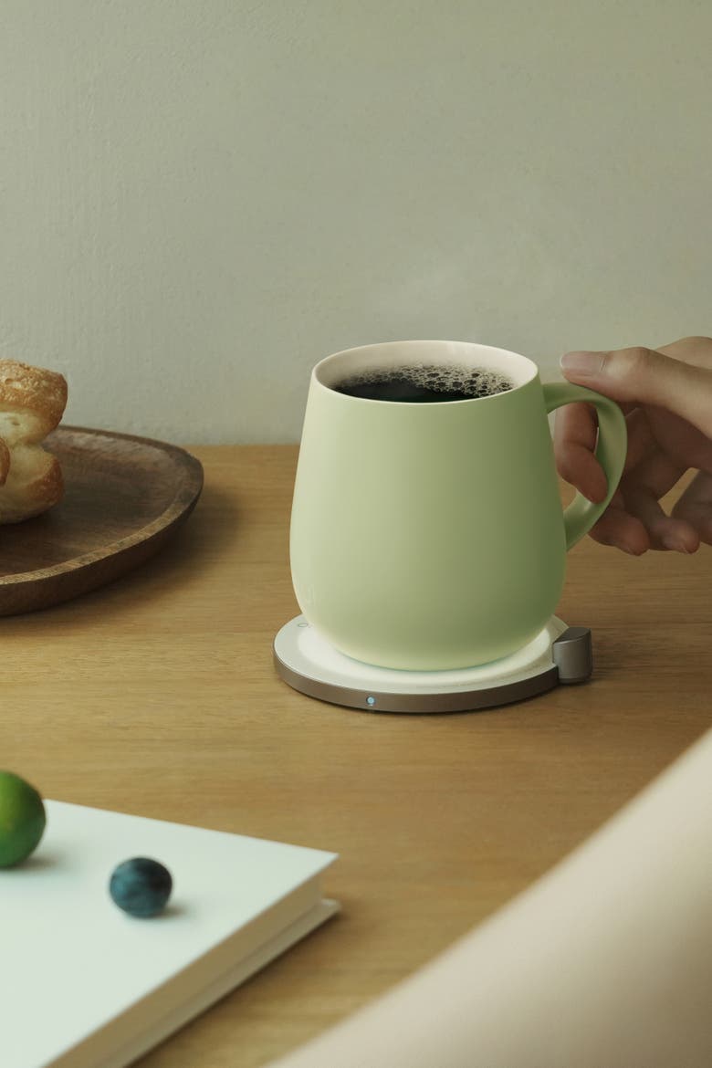 Ui Self-Heating Mug Set - Navy Blue, Alternate, color, Green