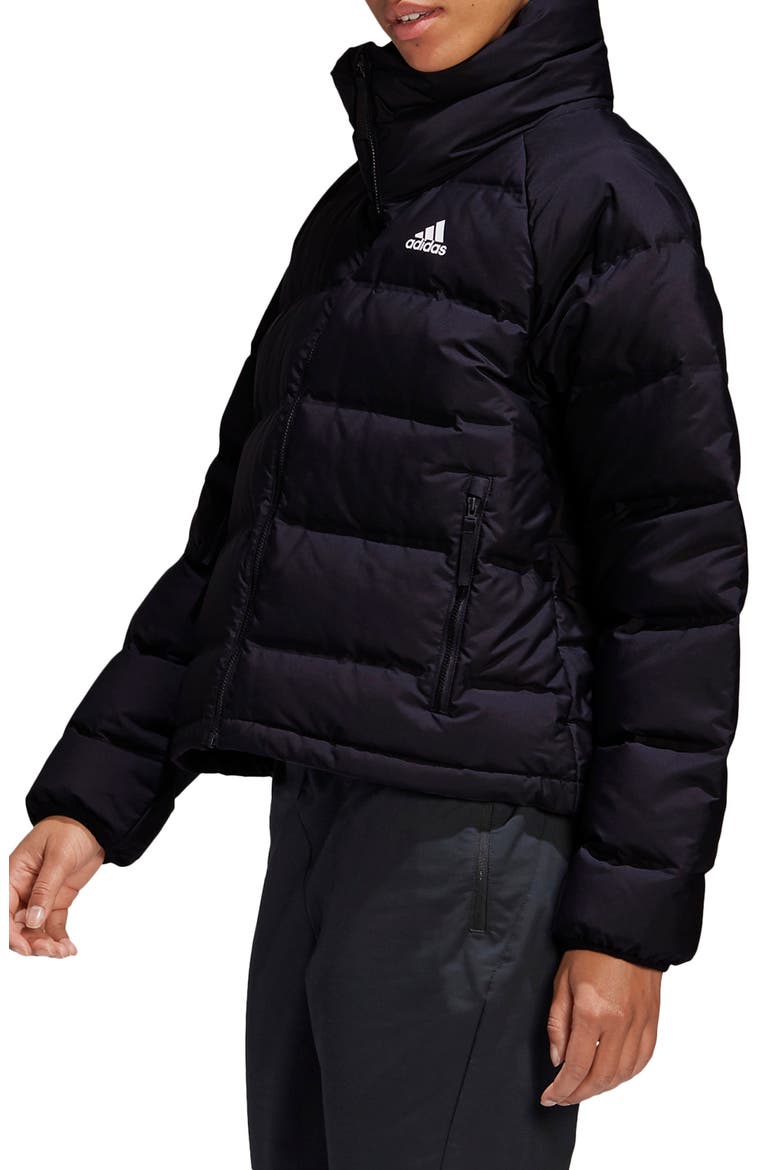 Women's Helionic Relaxed Fit Down Jacket, Alternate, color, BLACK