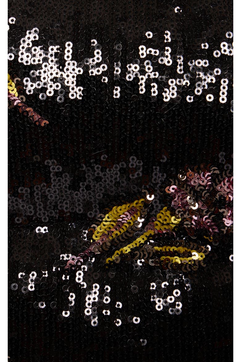 Bonbon Puffer Vest, Alternate, color, Mayfair Paillettes Black
