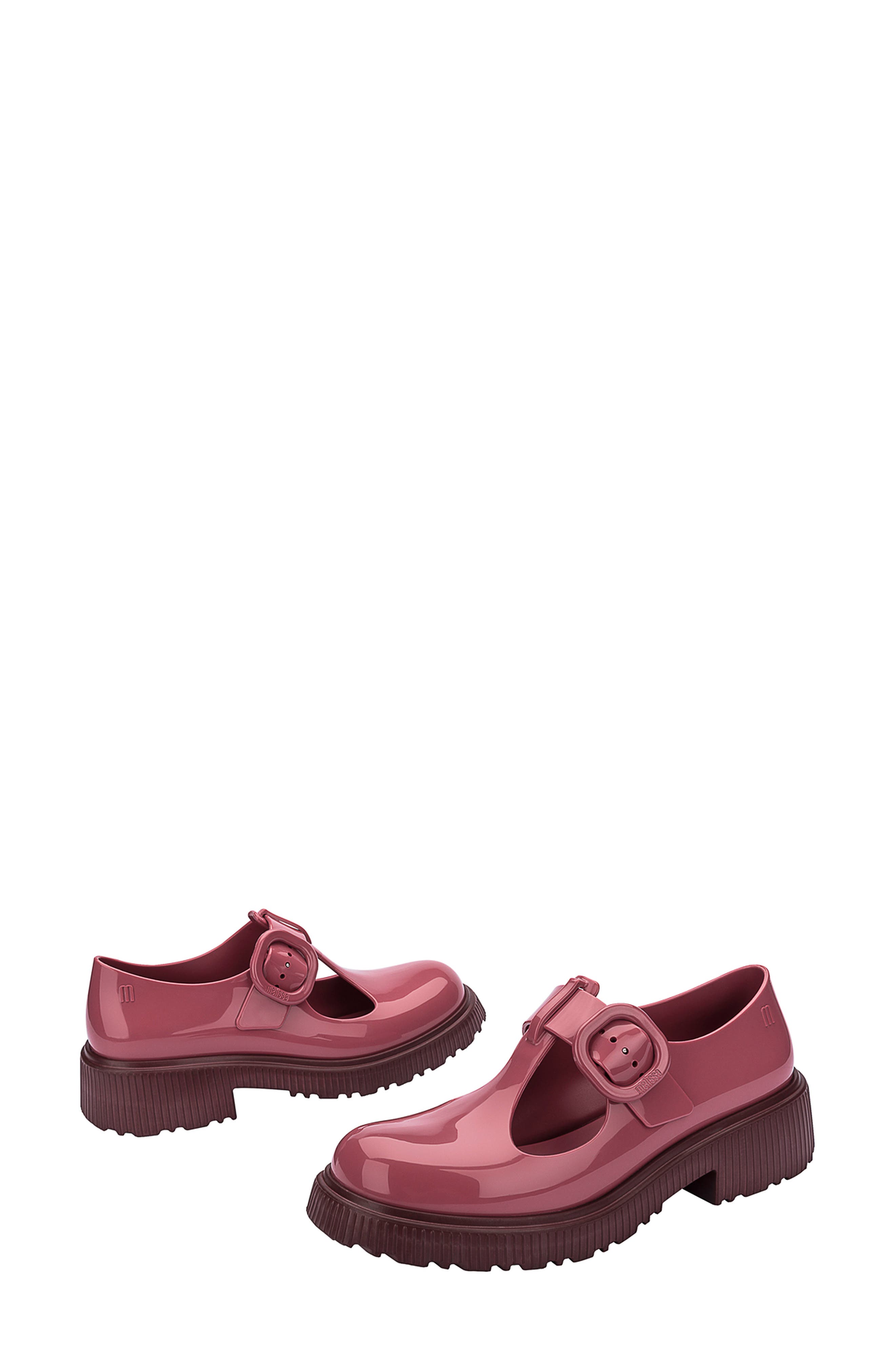 Jackie Platform Mary Jane, Alternate, color, BURGUNDY