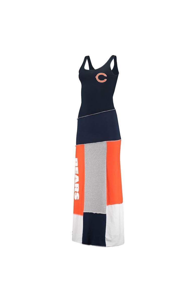 REFRIED APPAREL Women's Refried Apparel Navy Chicago Bears Tri-Blend Sleeveless Maxi Dress, Alternate, color,