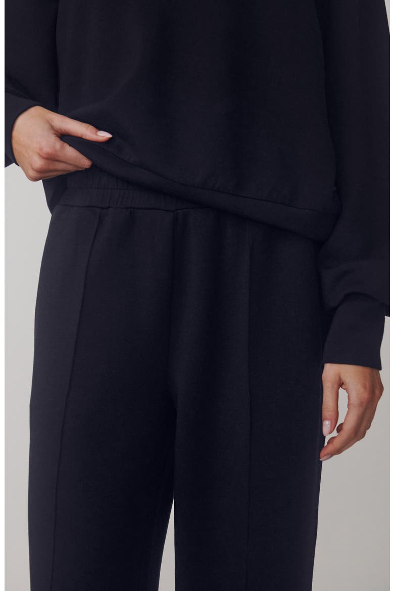 The Wide Leg 30-Inch Track Pants, Alternate, color, BLUE NIGHTS