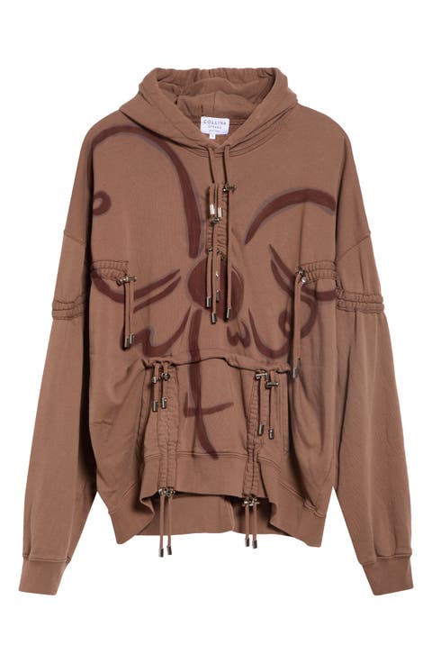 Aurora Mohawk Burst Cotton Hoodie