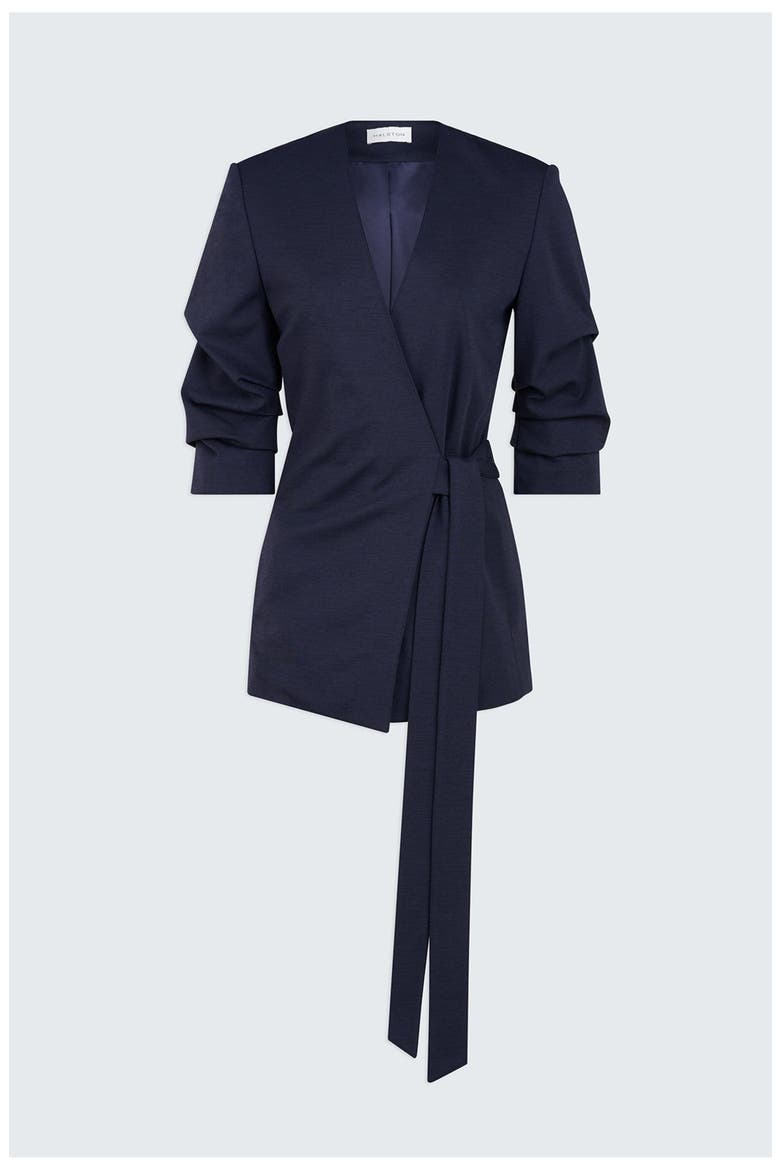 Bexley Jacket In Knit Suiting, Alternate, color, Midnight