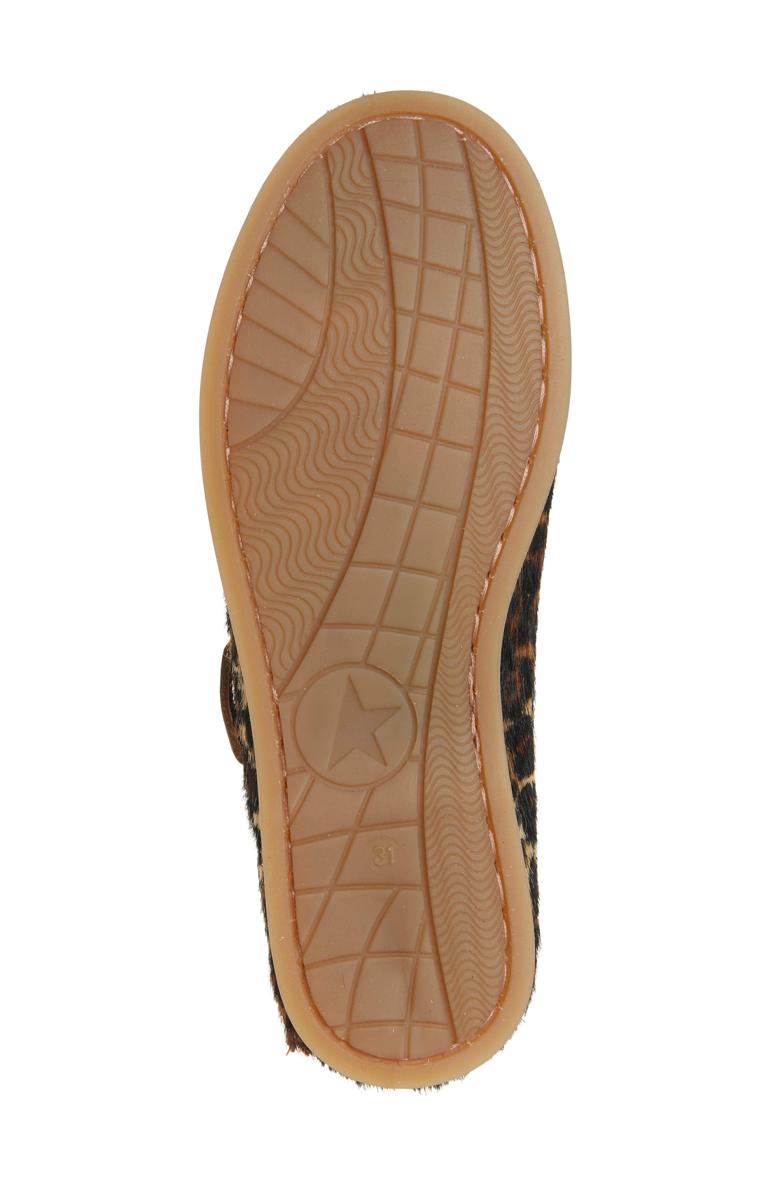 Golden Goose Kids' Cruise Genuine Calf Hair Loafer, Alternate, color, Beige Black Leo/ Black