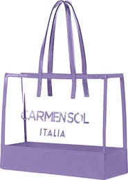 CARMEN SOL Taormina Clear Tote Bag