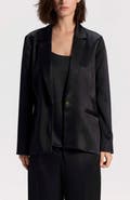 Ronen Chen Satin Blazer