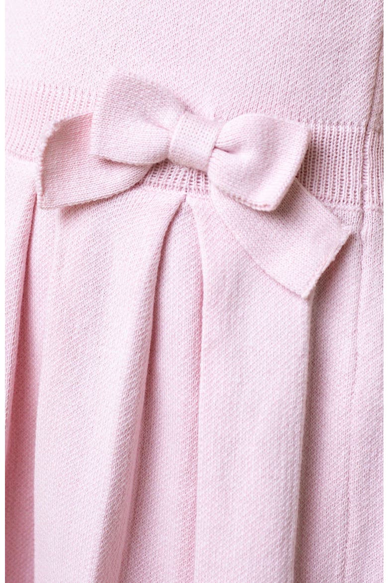 Girls' Organic Pleated Sweater Dress, Toddler, Alternate, color, Rose Marl