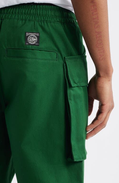 Billionaire Boys Club Bb Flagship Core Cotton Twill Cargo Pants In Green