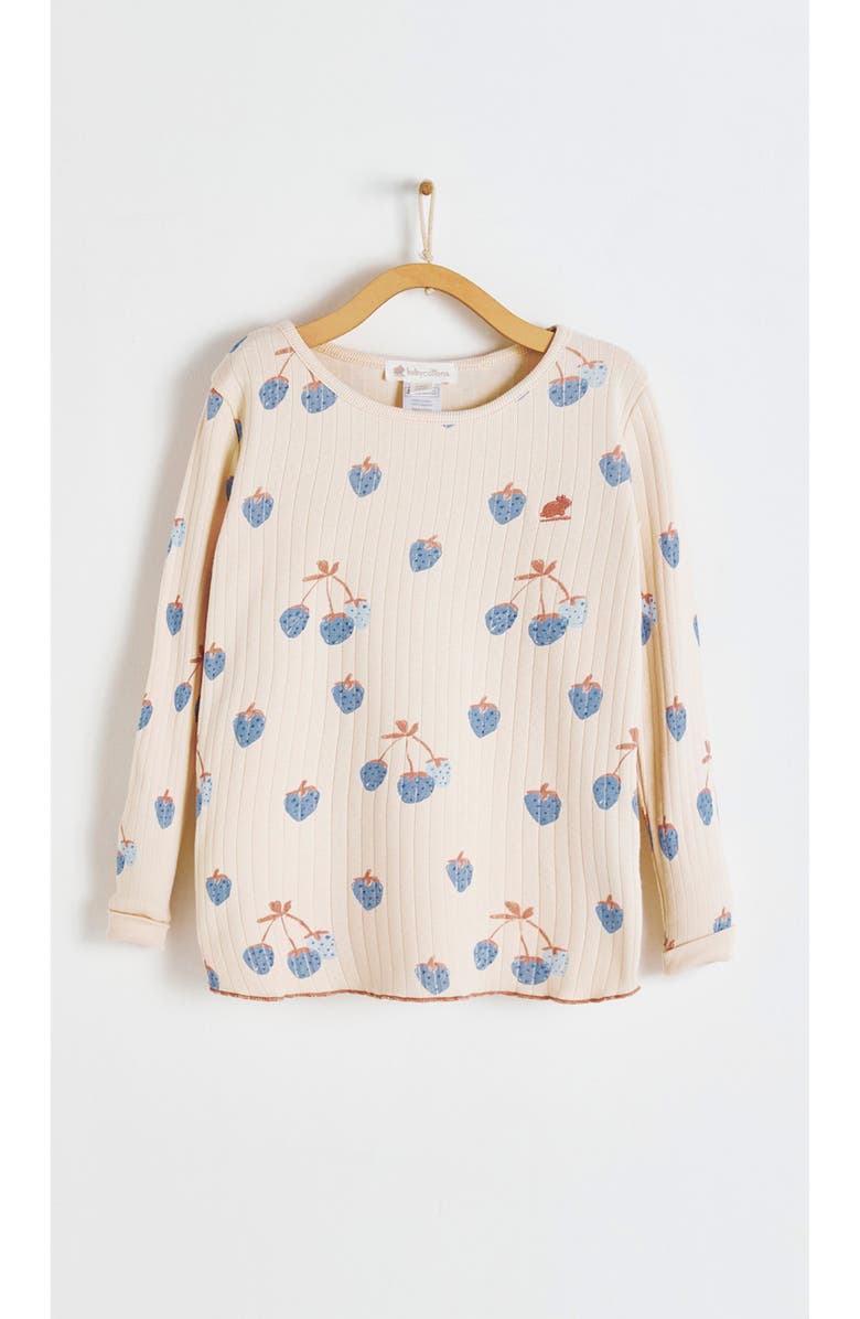 Babycottons Premium Cotton Berrypop Snug Fit Long Pajama Set for Infant, Alternate, color, Blue