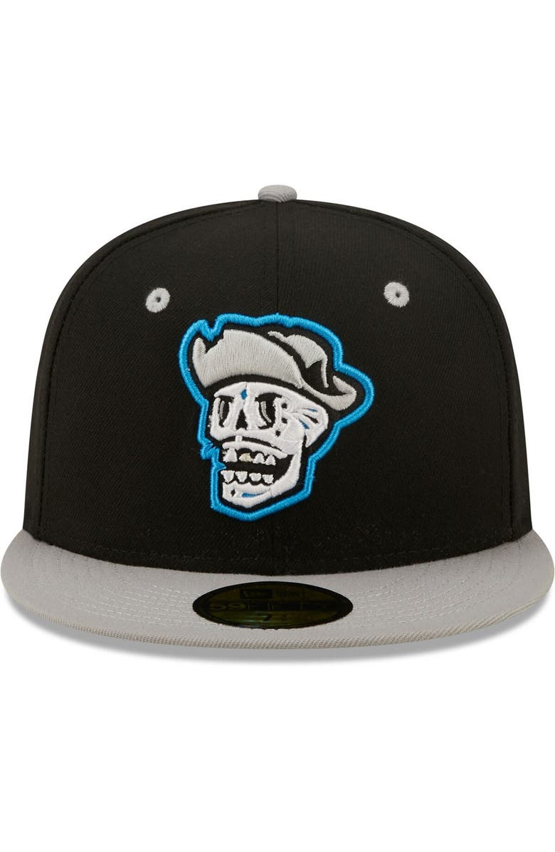 New Era Men's New Era Black/Gray Reyes de Plata de Las Vegas Copa De La Diversion 59FIFTY Fitted Hat, Alternate, color, Black