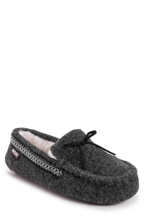 Ethan Faux Shearling Lined Slipper (Men)