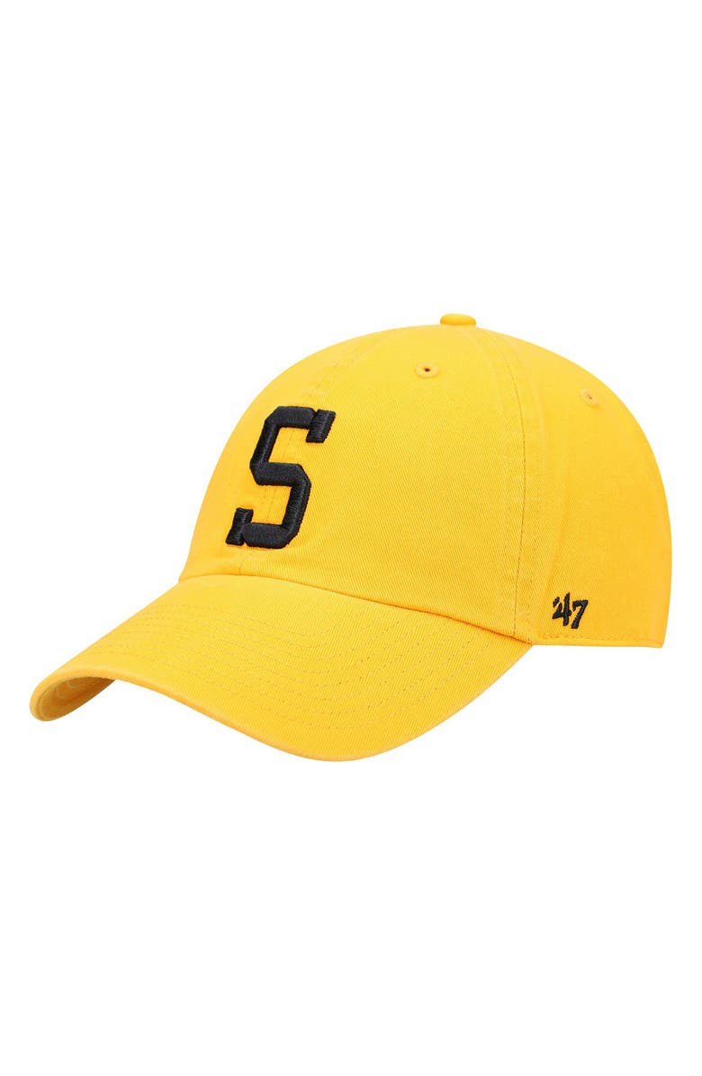 '47 Mens Pittsburgh Steelers '47 Brand Gold Cleanup Adjustable Hat, Alternate, color, Gold