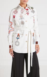 Temperley London Diamantine Shirt Jacket