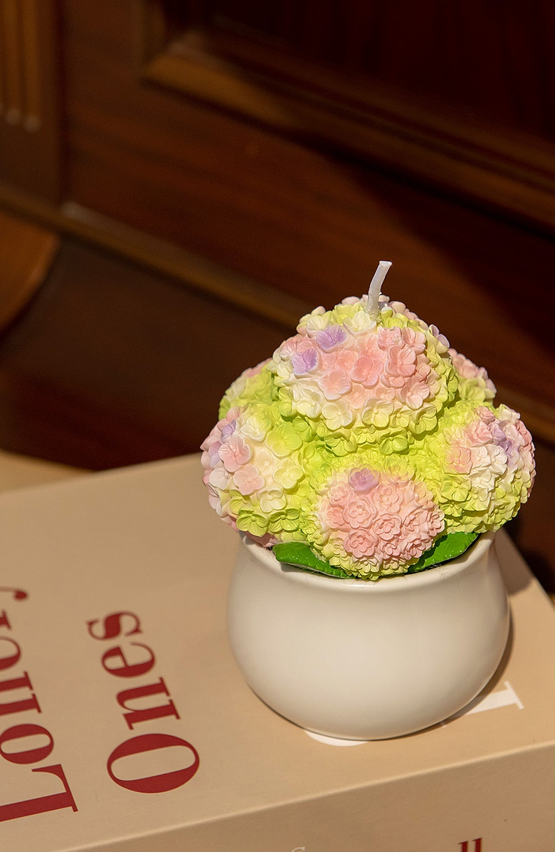 Southlake gifts Hydrangea Candle, Alternate, color, Green