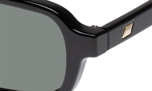 Le Specs Pilferer 53mm Rectangular Sunglasses In Black
