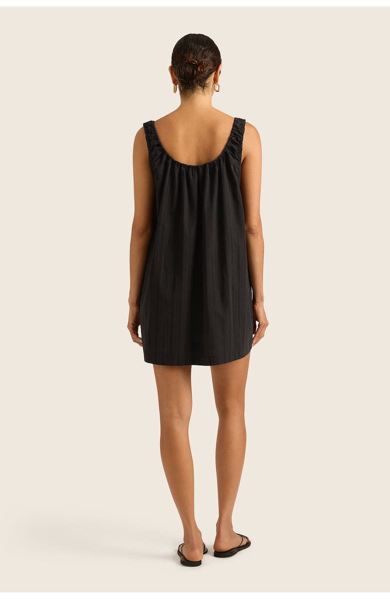 HOPE AND MAY Nia Cotton Linen Mini Dress, Alternate, color,