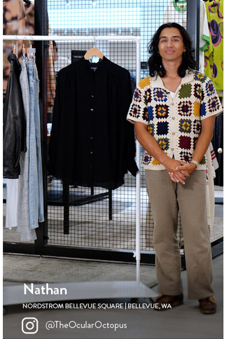 Ruffle Neck Blouse video