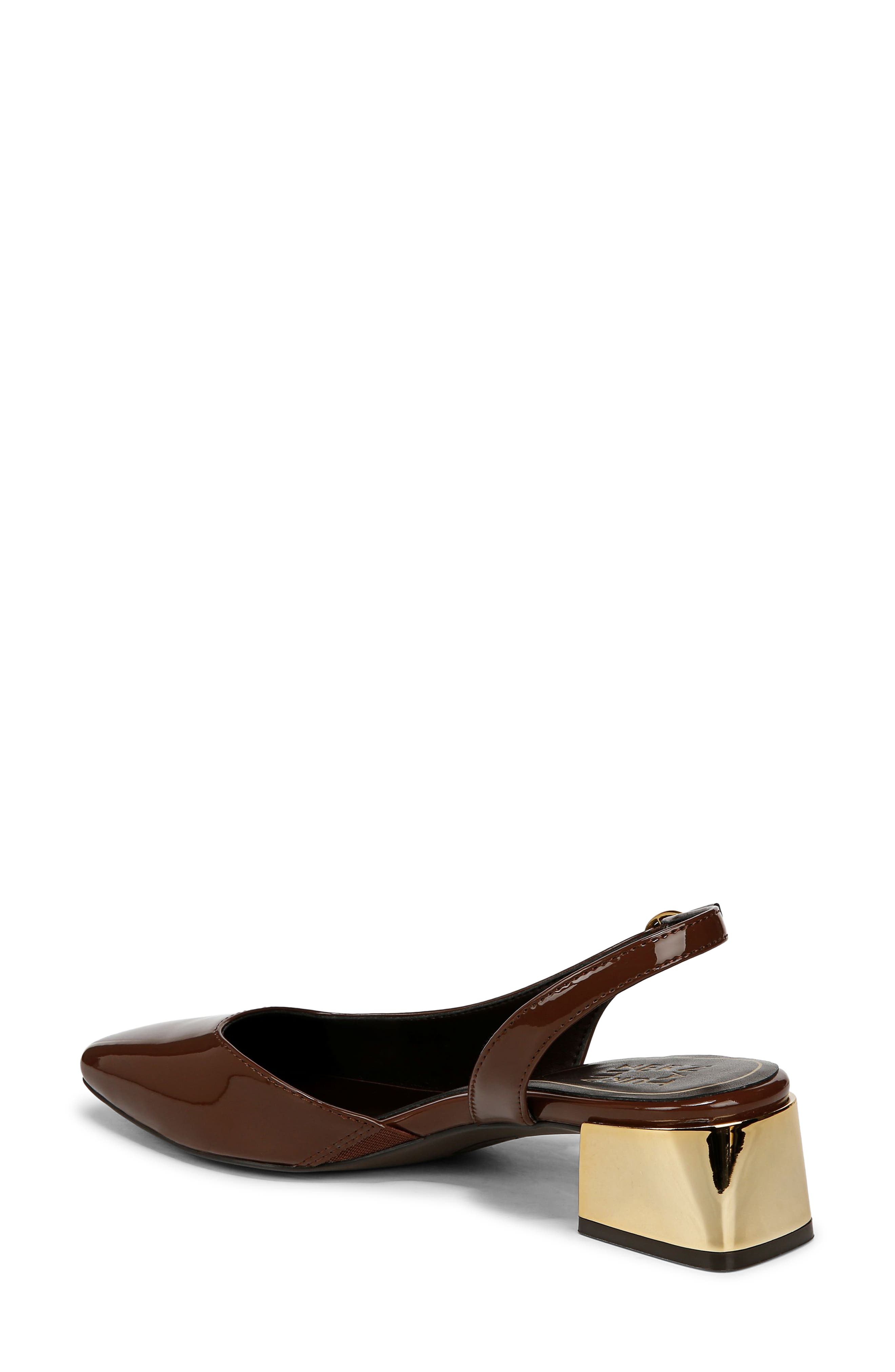 Naturalizer Jayla Half d'Orsay Slingback Pump, Alternate, color, Cappuccino Brown