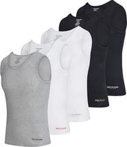 True Religion Ribbed Cotton Tank Top Pack of 5