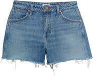 Wrangler Cowboy High Waist Denim Cutoff Shorts
