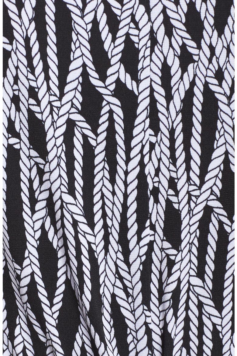 Chained Keyhole Neck Jumpsuit, Alternate, color, BLACK/ WHITE