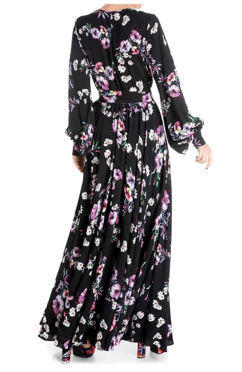 MEGHAN LA Lilypad Floral Maxi Dress, Alternate, color,