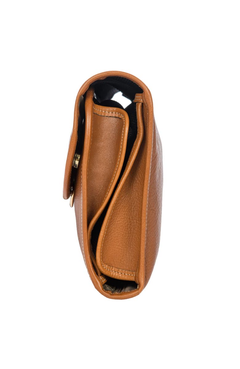 Bric's Life Pelle Tri-fold Traveler, Alternate, color, Cognac