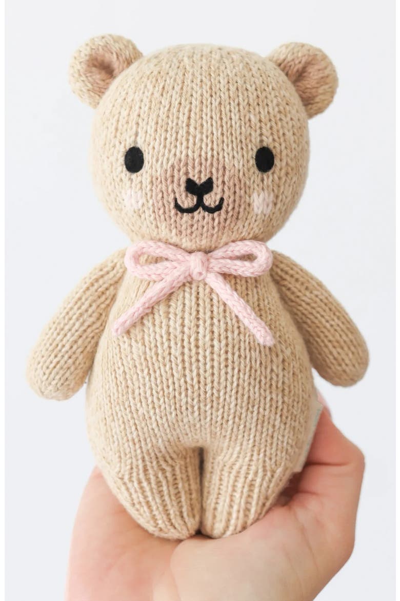 Baby Honey Bear Stuffed Animal, Alternate, color, PINK