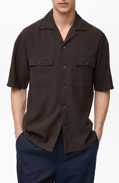 Relaxed Fit Camp Shirt