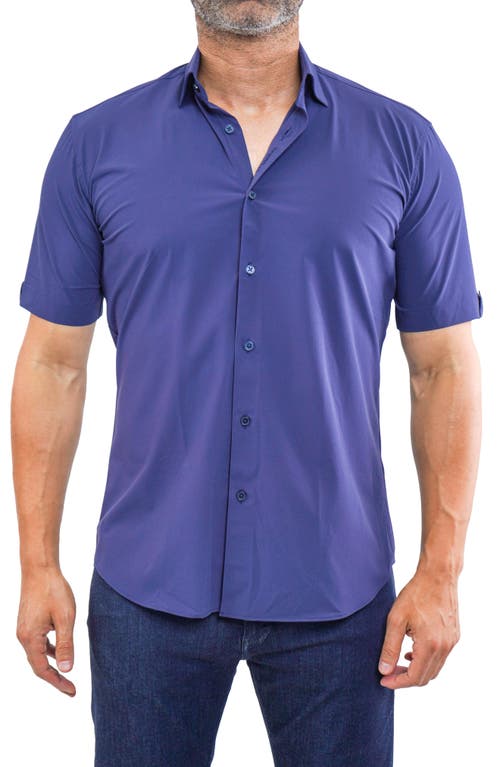 Maceoo Men's Galileo Stretch Core Sport Shirt In Blue