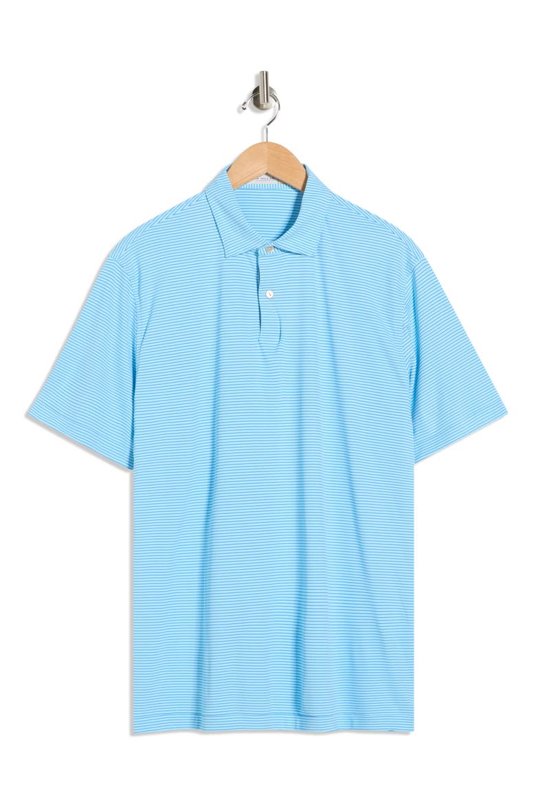 Stripe Featherweight Performance Polo, Alternate, color, SEAPORT BLUE