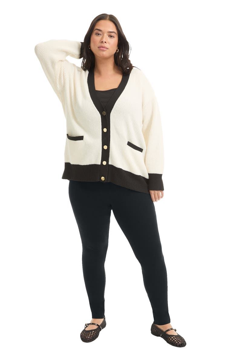 June + Vie Classic Ankle Legging, Main, color, Black