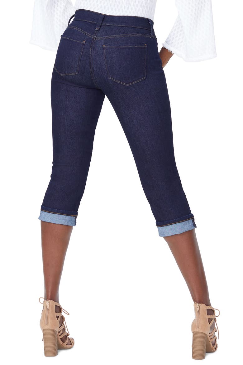 Marilyn Crop Cuff Jeans, Alternate, color, RINSE