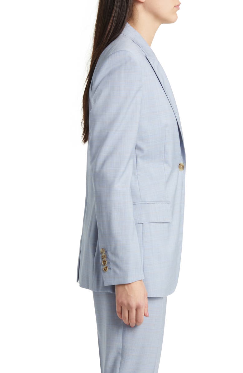 BOSS Jacketa One-Button Virgin Wool Blazer, Alternate, color,