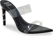 CHASE AND CHLOE Rhinestone Stiletto Mule Sandal