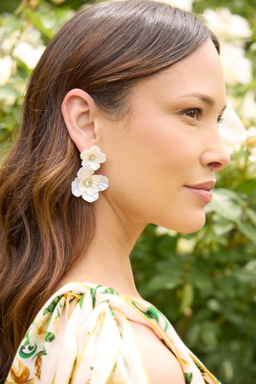 Alex And Ani New York Botanical Garden® 2-in-1 Poppy Statement Earrings