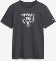 Nike Men's Nike Anthracite Chicago Bears Fractal Logo T-Shirt