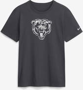 Nike Men's Nike Anthracite Chicago Bears Fractal Logo T-Shirt