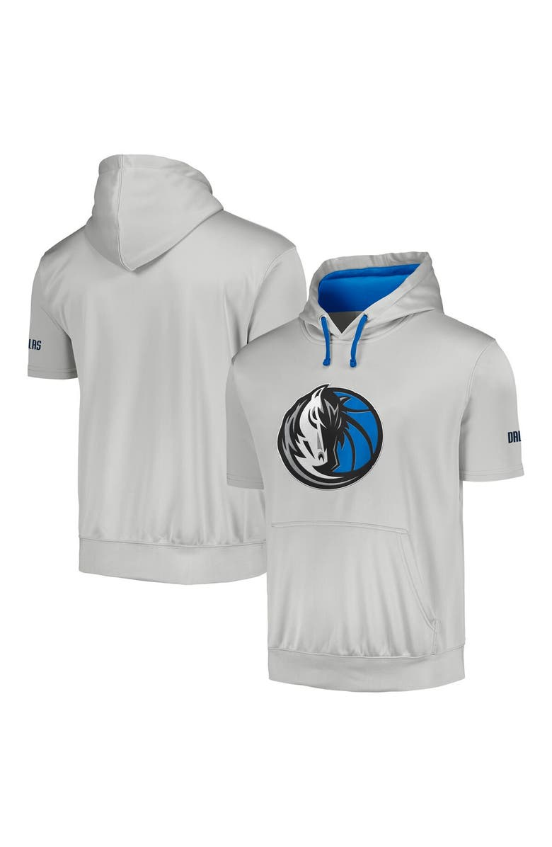 FANATICS Men's Fanatics Branded Silver Dallas Mavericks Big & Tall Logo Pullover Hoodie, Alternate, color, Silver
