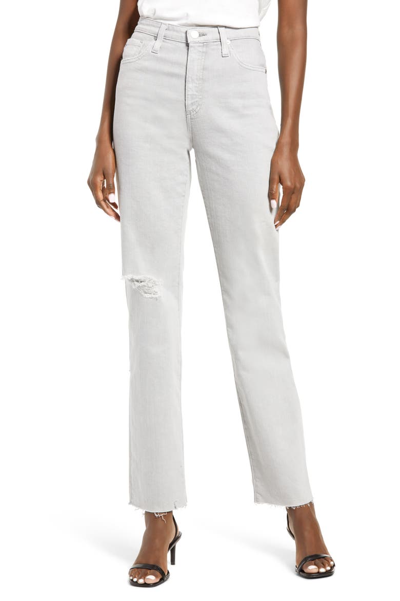 Alexxis High Waist Straight Leg Jeans, Main, color, EARTH PIGMENT L