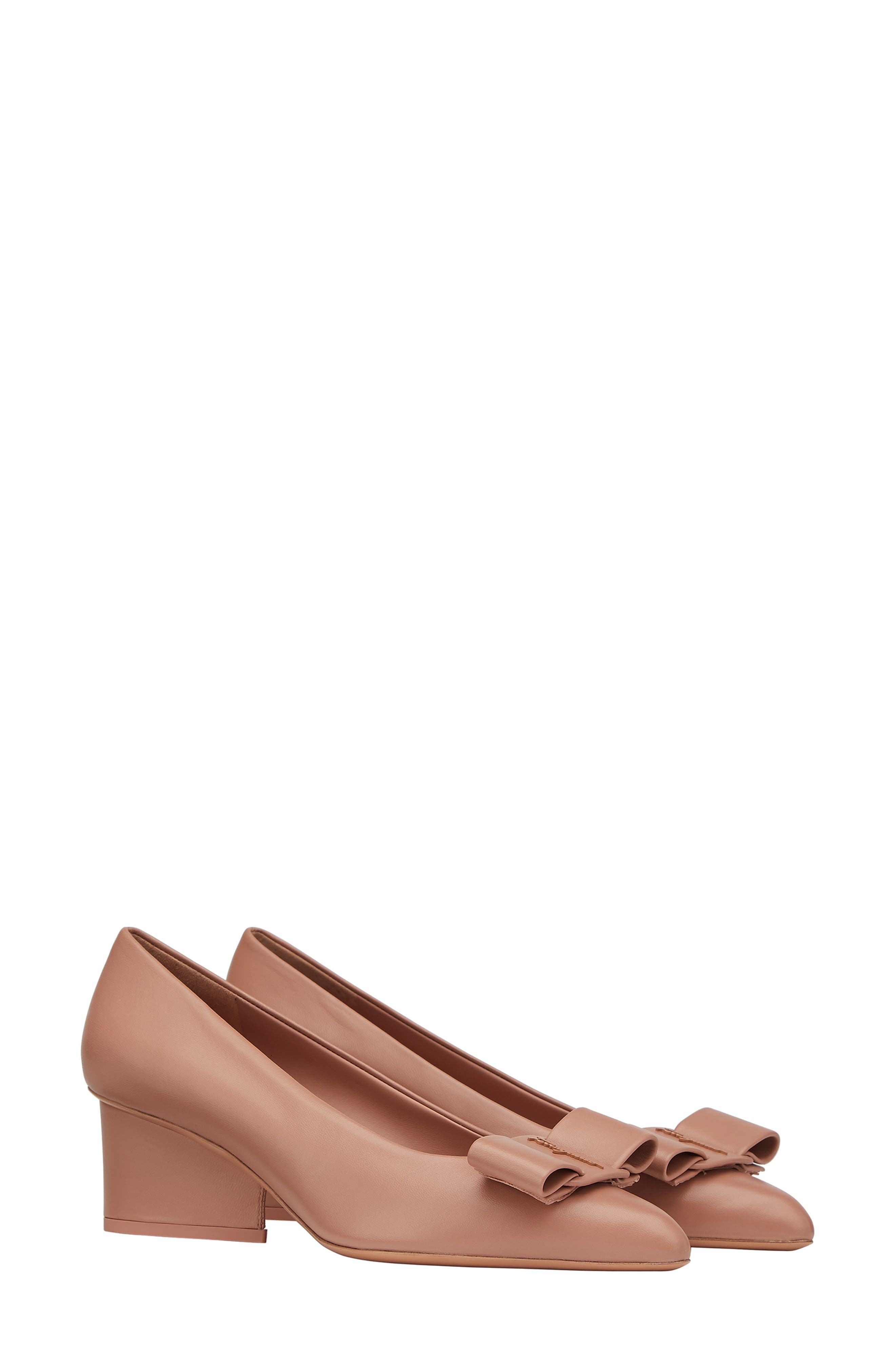 Viva Bow Pointed Toe Pump, Main, color, NEW BLUSH