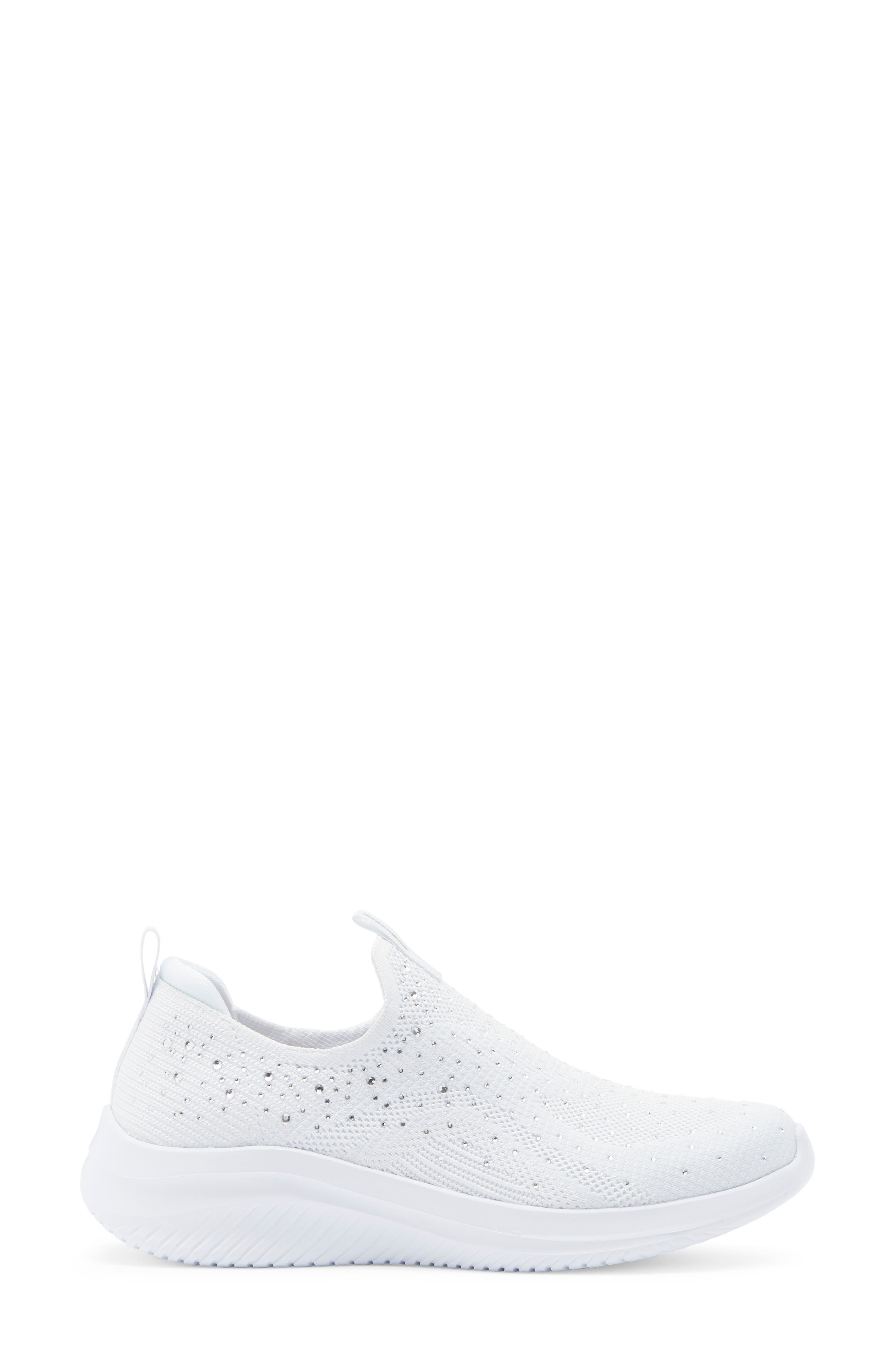 SKECHERS Ultra Flex 3.0 Glam Night Slip-On Sneaker, Alternate, color, White