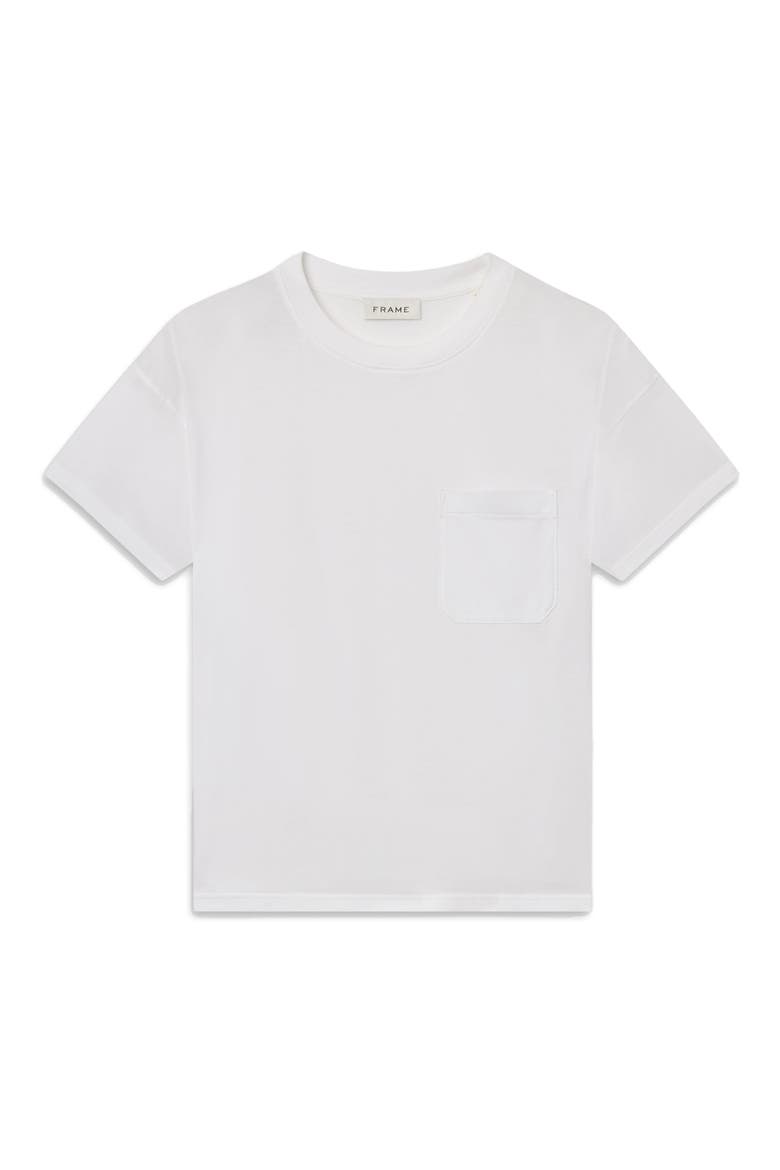 Relaxed Pima Cotton Pocket T-Shirt, Alternate, color, WHITE
