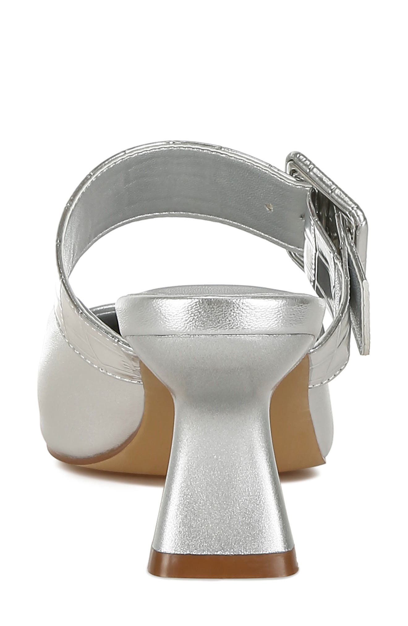 LONDON RAG Bismi Pointed Toe Mule, Alternate, color, Silver