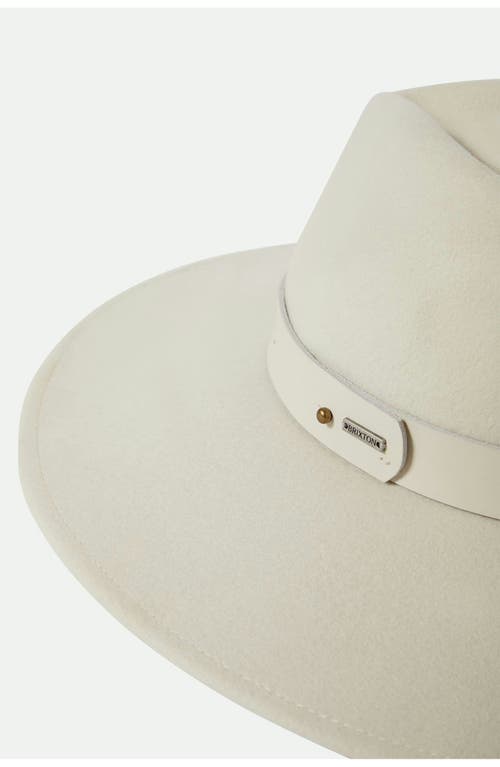 Brixton Eleanor Packable Wool Felt Hat In Neutral